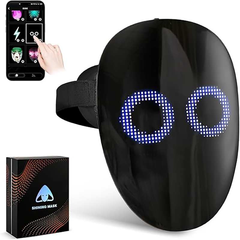 Led Purge Mask Halloween - Led Mask with Voice Recognition Gesture