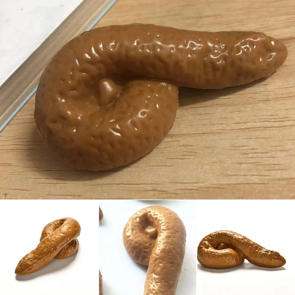 3pcs Realistic Soft Fake Dog P - Fake Poop Gag Gift 评论和价格