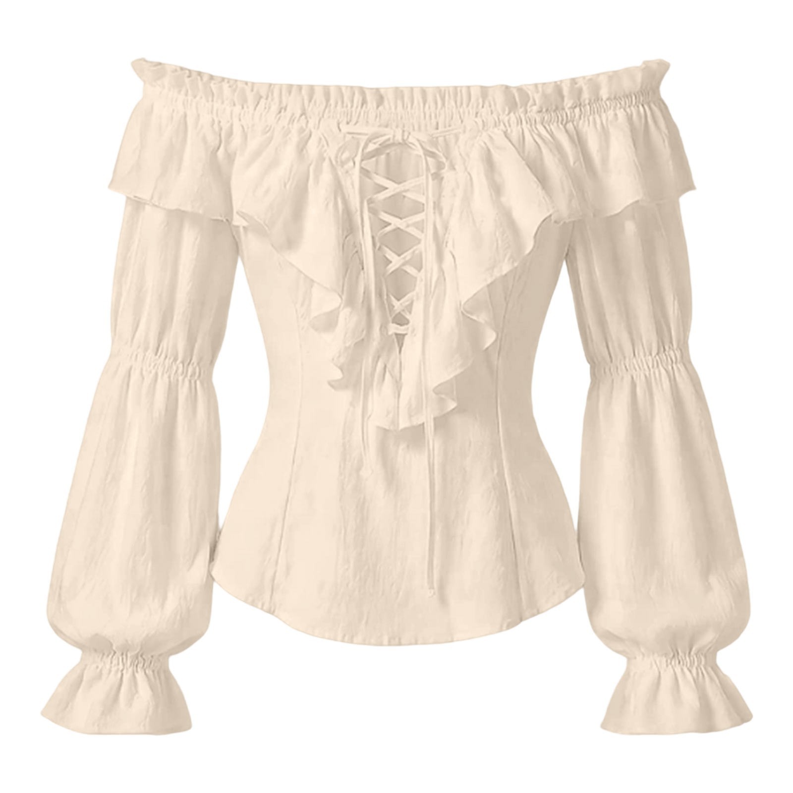 Pirate Blouse Women Medieval P - Costumes 评论和价格