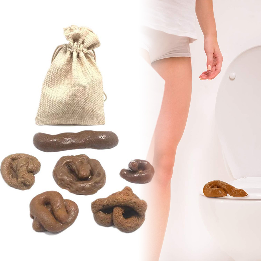6Pcs/Set Poop Prank Toy Differ - Fake Poop Gag Gift 评论和价格