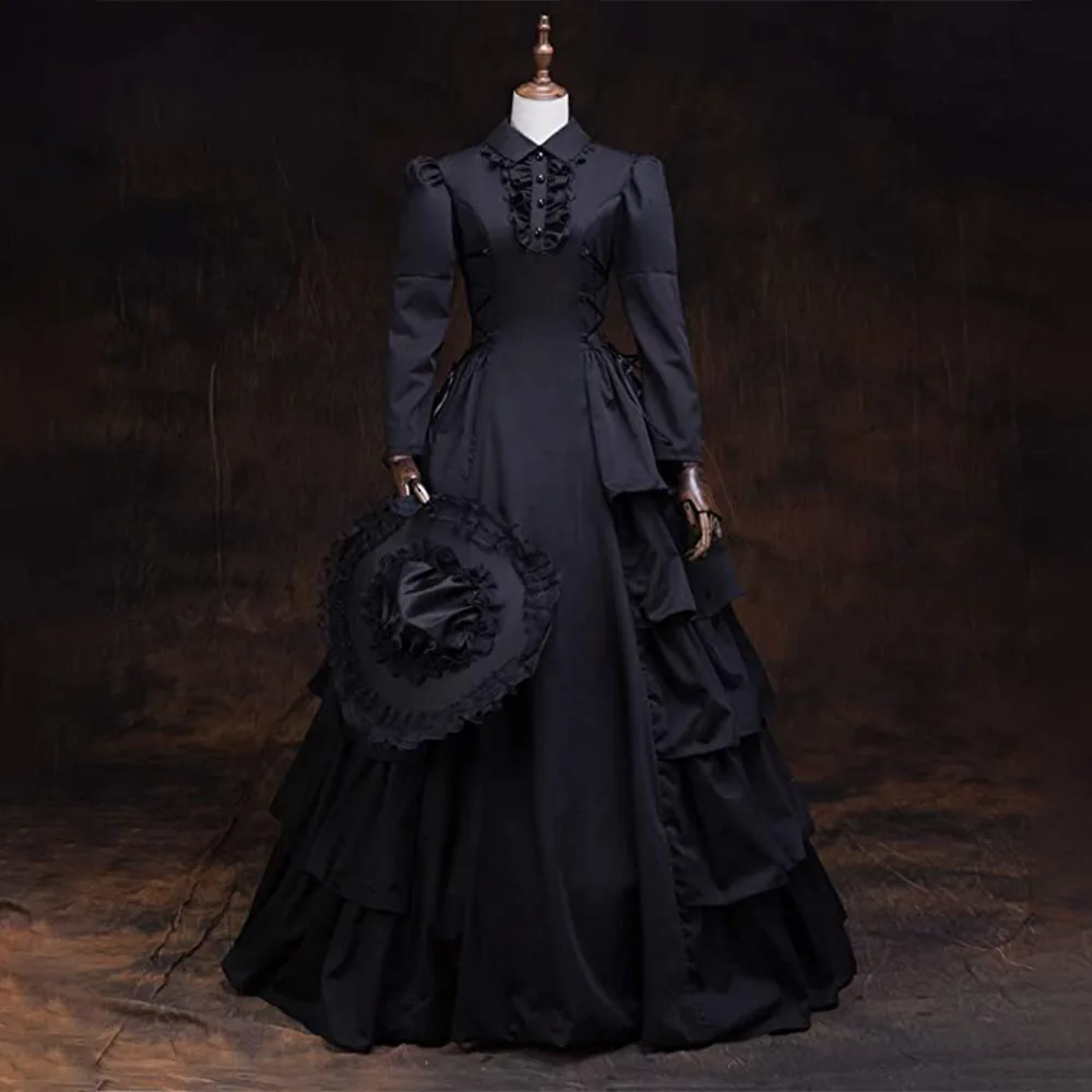 Medieval Victorian Retro Princ - Medieval Renaissance Dress Women 评论和价格
