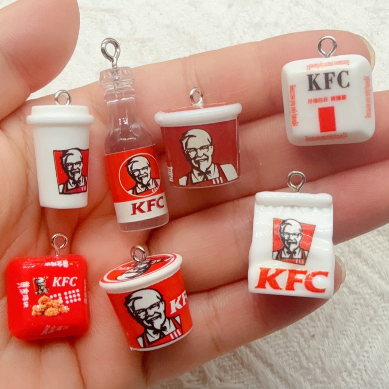 10pcs cartoon resin food bag k - Novelty Gifts 评论和价格