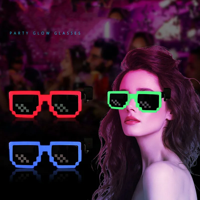 Wireless LED Light Up Glasses  - Glow In The Dark Party Glasses 评论和价格