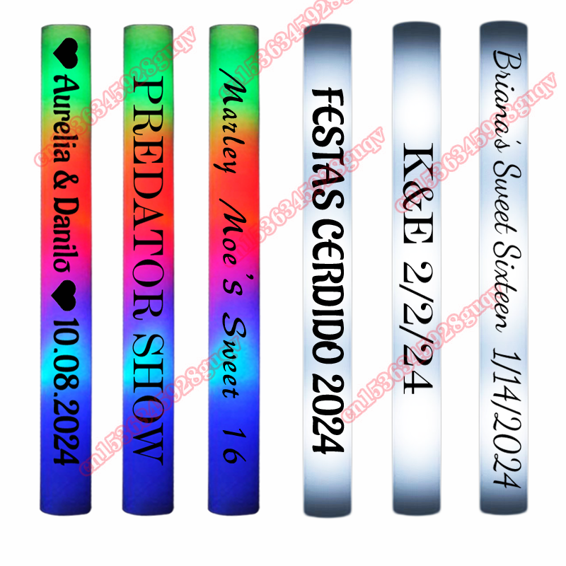 30Pcs LED Foam Sticks White Li - Flashing Led Foam Sticks Party 评论和价格