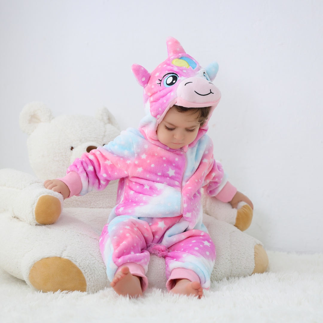 Unicorn Baby Jumpsuits with Ha - Spiderman Jumpsuit Kids 评论和价格
