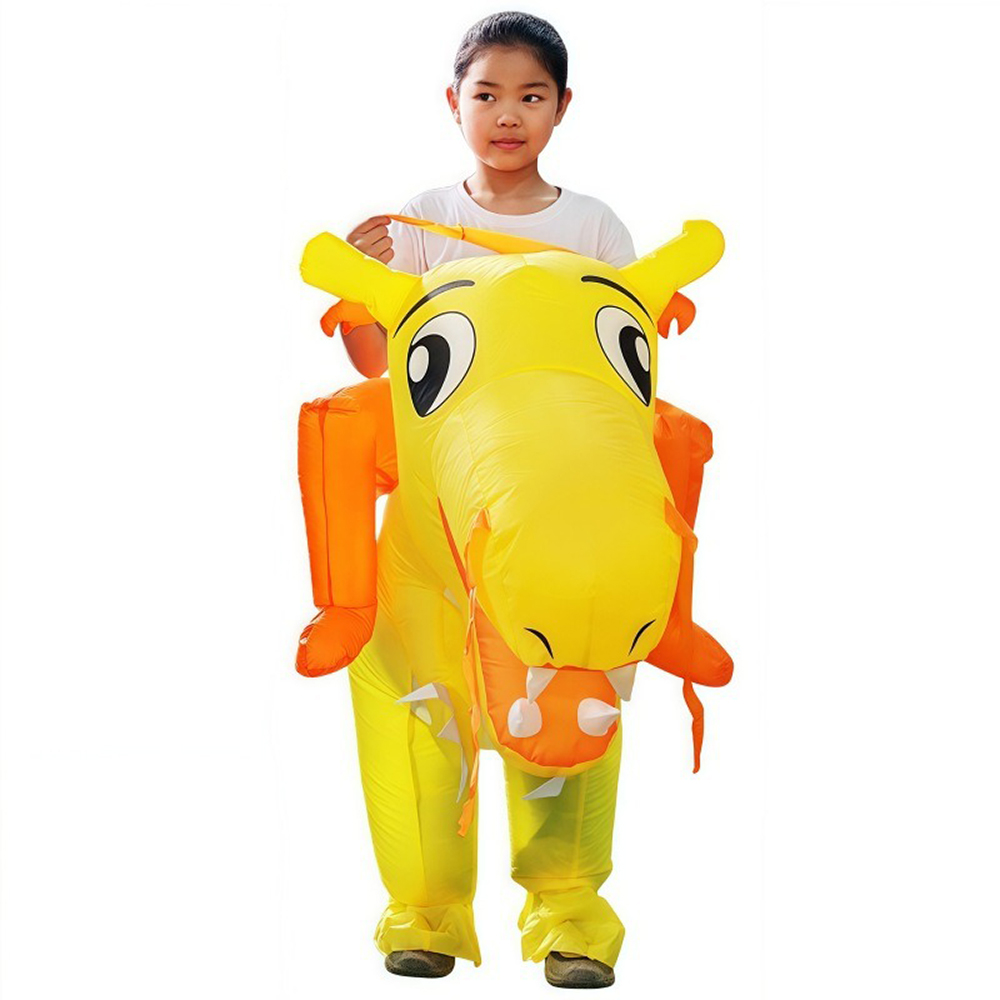 Child Riding Dinosaur Inflatab - Inflatable Dinosaur Costume Adult 评论和价格