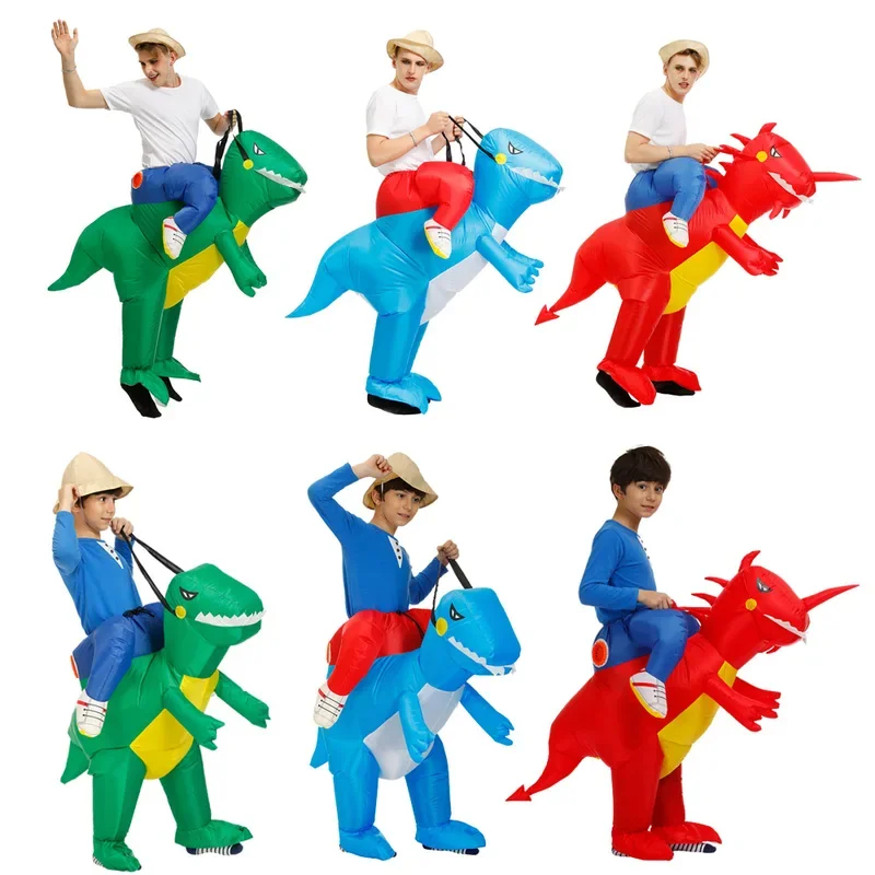 2026 Adult Children Dinosaur I - Inflatable Dinosaur Costume Adult 评论和价格