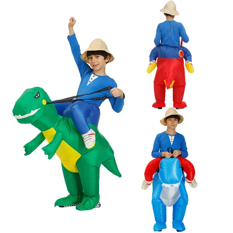 2026 Adult Children Dinosaur I - Inflatable Dinosaur Costume Adult 评论和价格