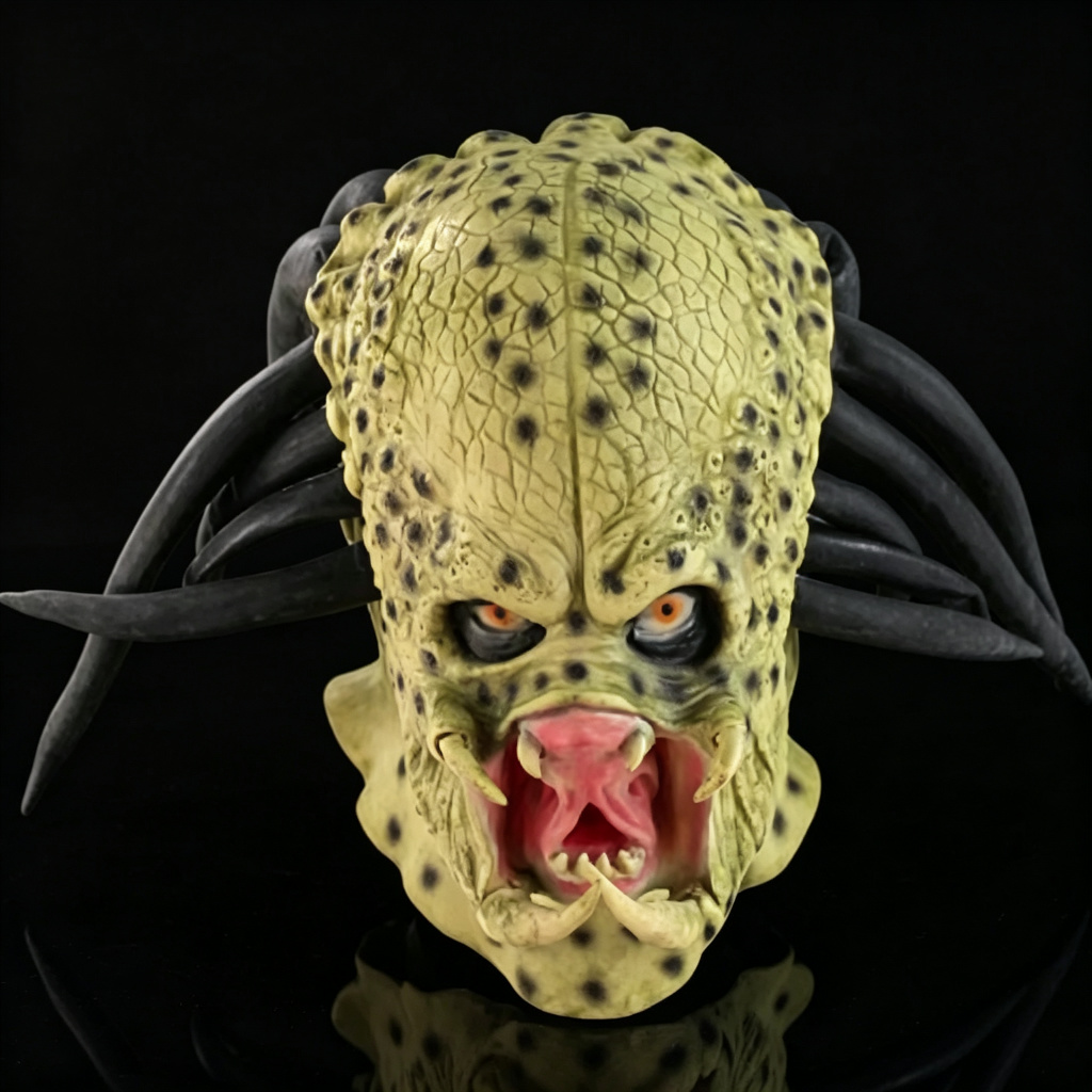 Realistic Predator Full Head M - Latex Alien Mask Realistic 评论和价格