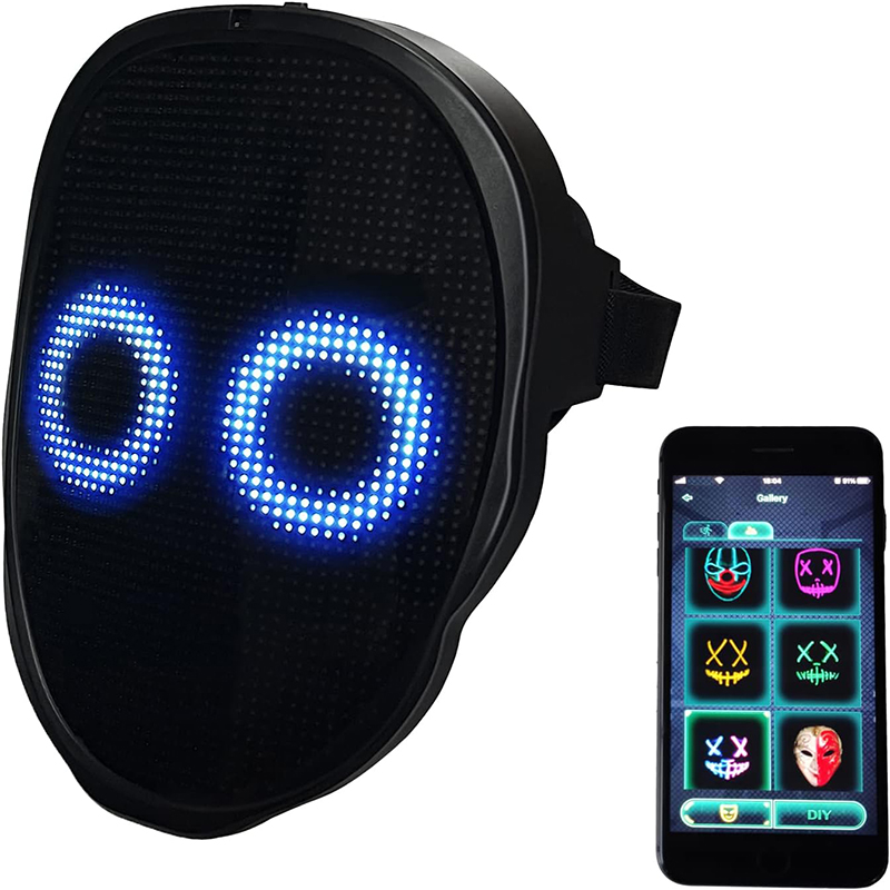 Party LED Light up Mask Gestur - Led Purge Mask Halloween 评论和价格