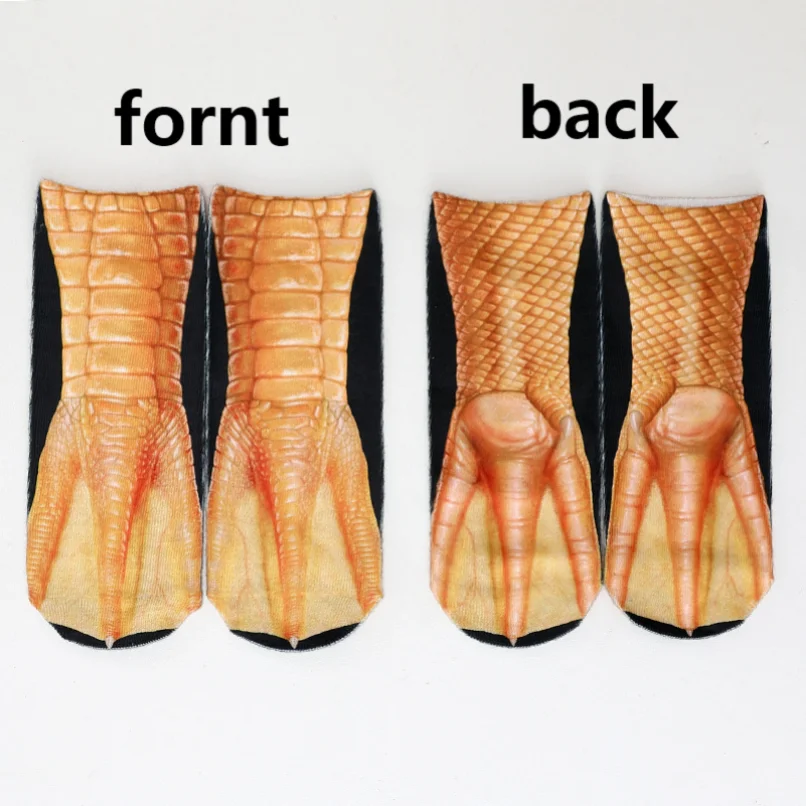 Cute Socks 3d print Funny Fema - Funny Chicken Leg Socks 评论和价格
