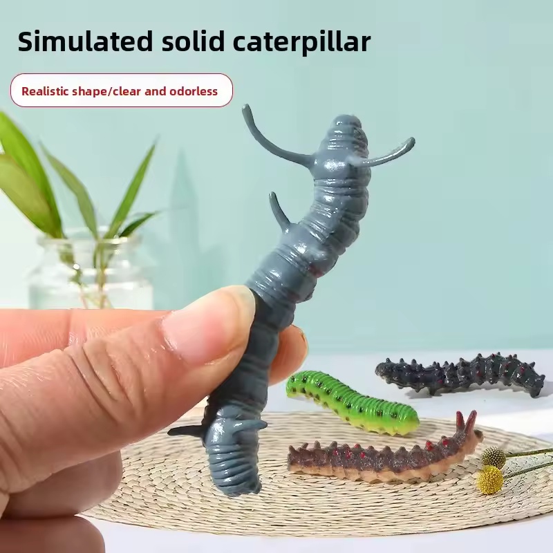 12pcs Insect Models Caterpilla - Prank Toys 评论和价格