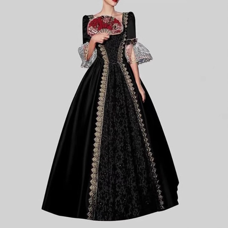 S‑5XL Women New Medieval Renai - Costumes 评论和价格