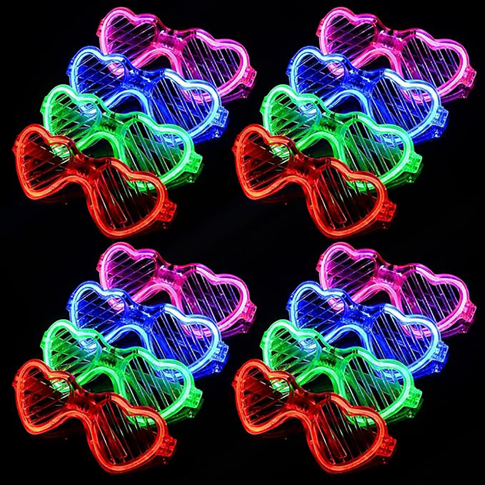 5/10/20/30/50 Bulk Light Up Gl - Glow In The Dark Party Glasses 评论和价格