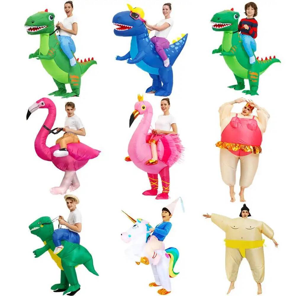 Party HOT Costumes Mascot Cost - Inflatable Dinosaur Costume Adult 评论和价格