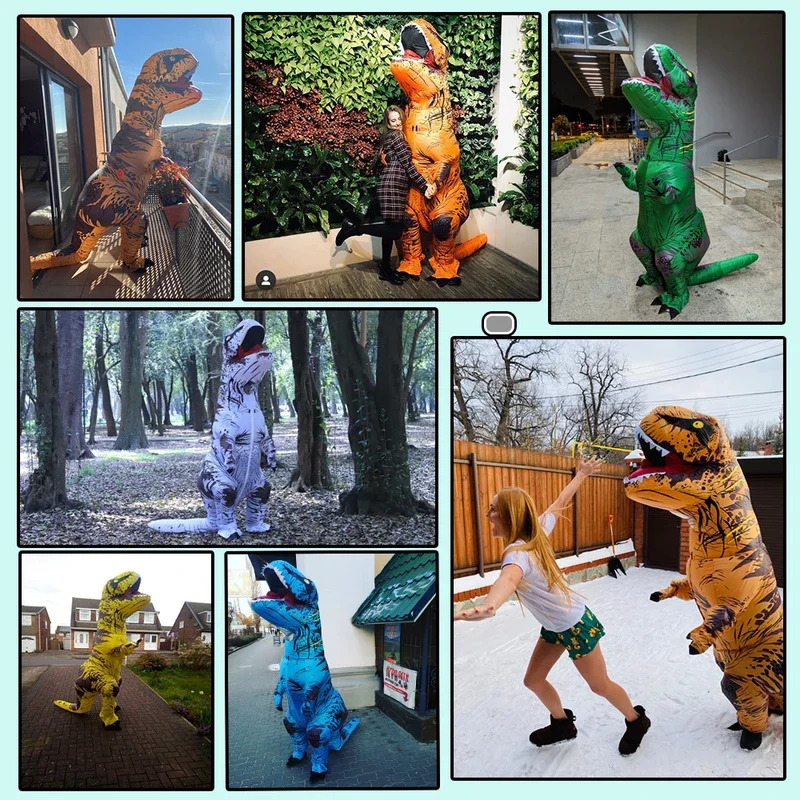 Adult Inflatable Dinosaur Cost - Inflatable Dinosaur Costume Adult 评论和价格