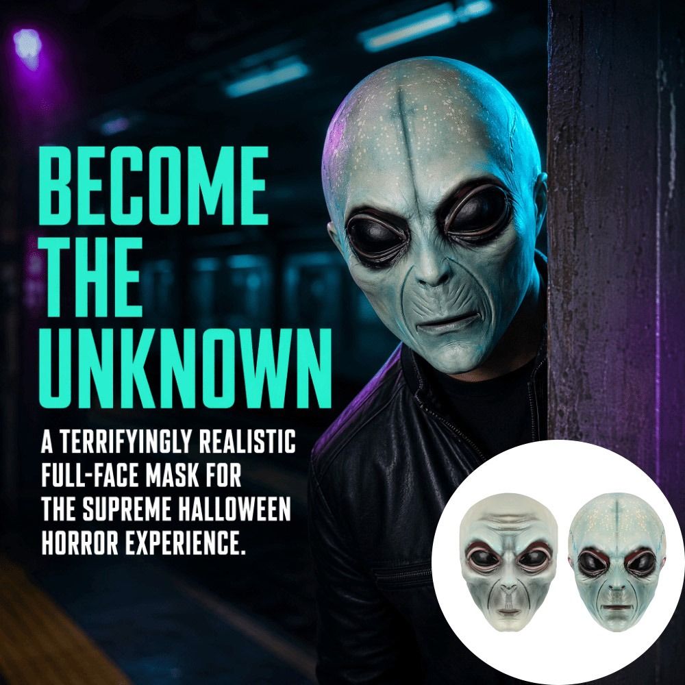 Latex Material Alien Mask Gree - Latex Alien Mask Realistic 评论和价格