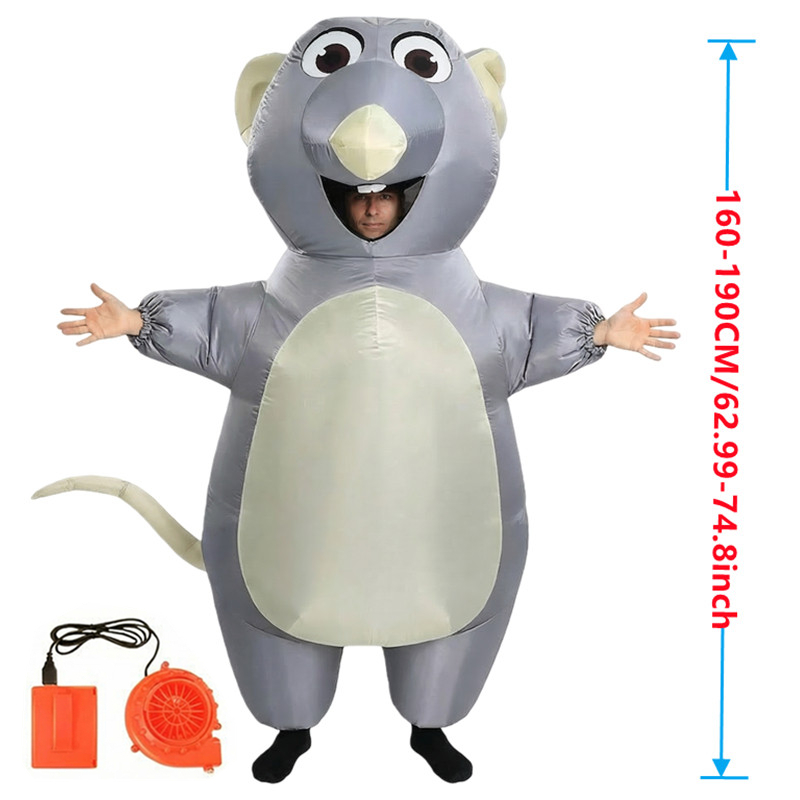 Cartoon Mouse Inflatable Costu - Costumes 评论和价格