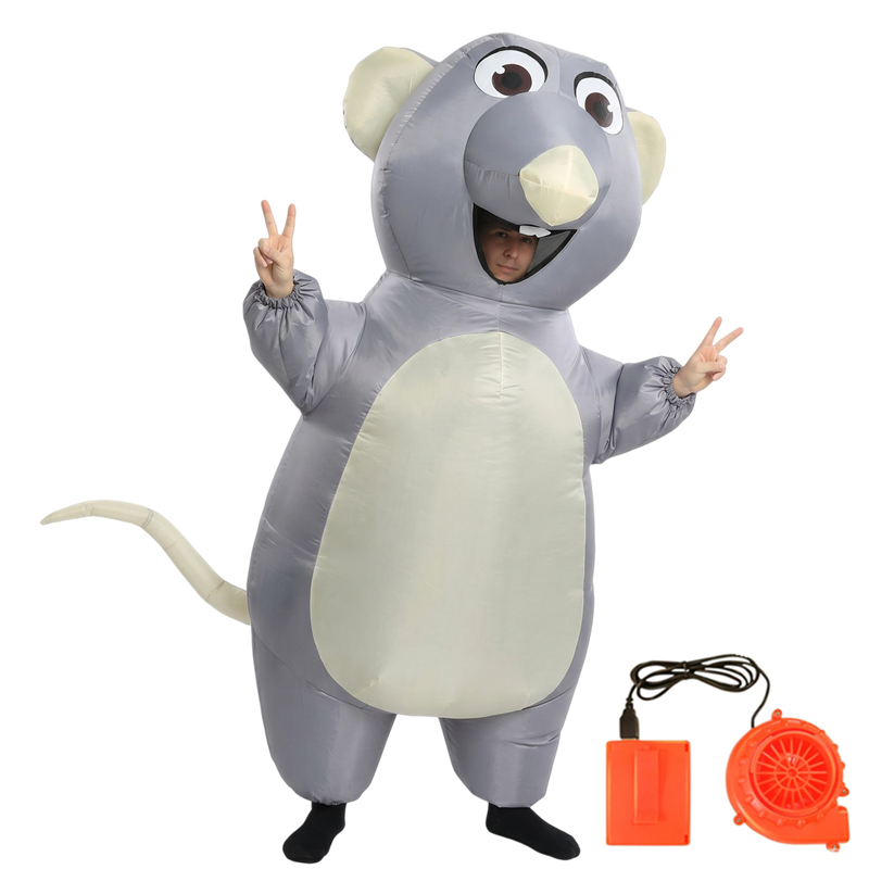 Cartoon Mouse Inflatable Costu - Costumes 评论和价格