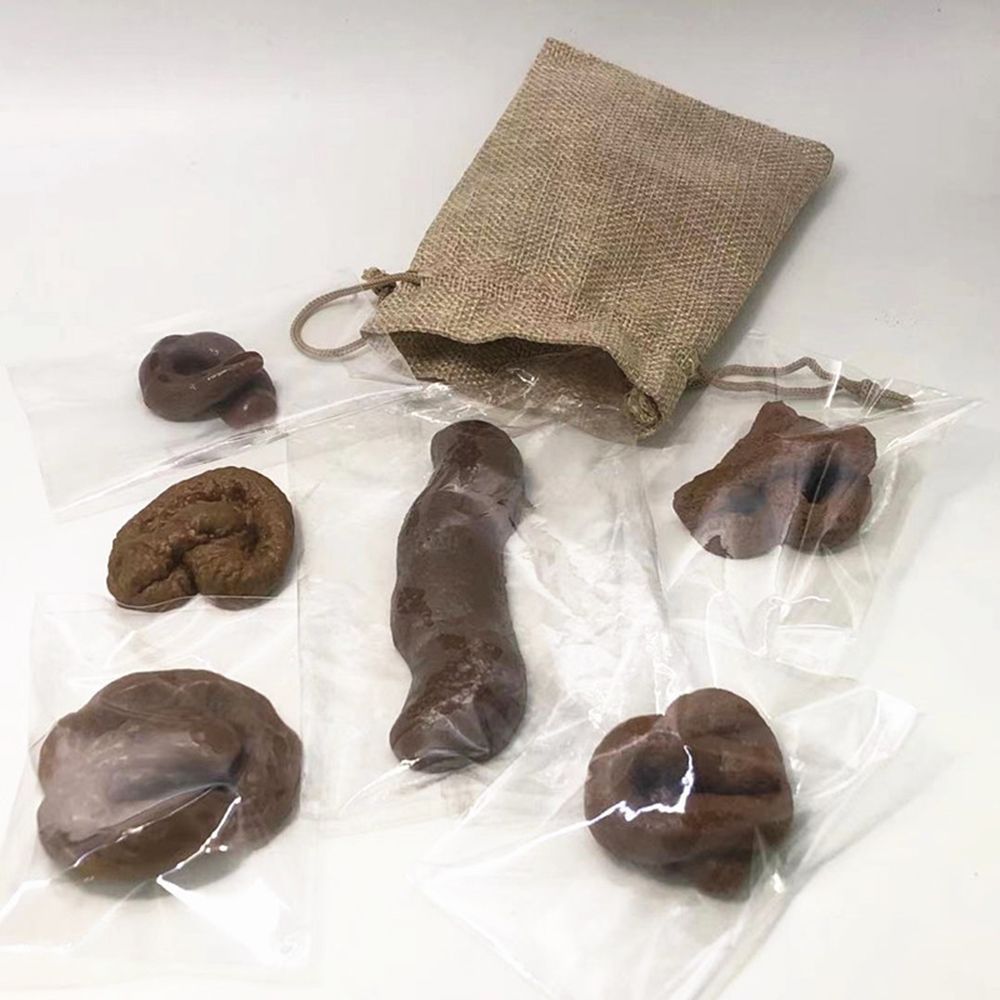 6Pcs Joke Tricky Toys Gadget S - Fake Poop Gag Gift 评论和价格