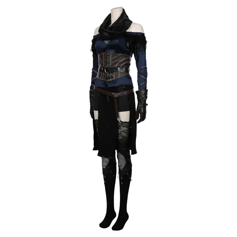 Yennefer Cosplay Fantasia Cost - Medieval Renaissance Dress Women 评论和价格