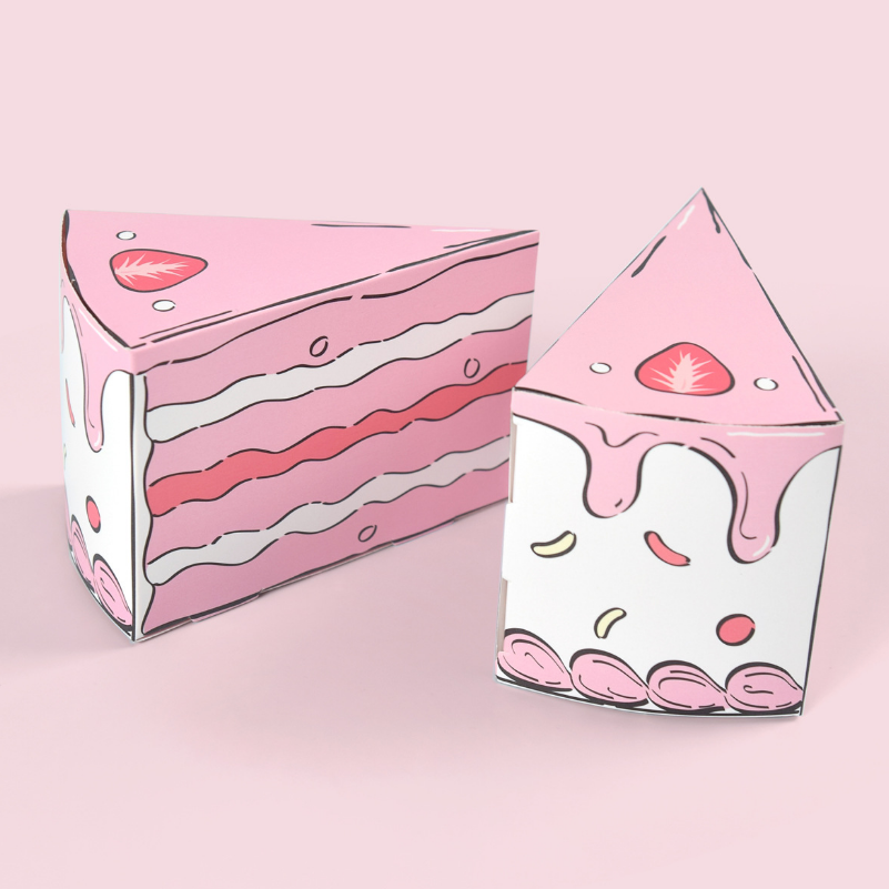 Triangular Cake Shaped Paper G - Party Supplies 评论和价格
