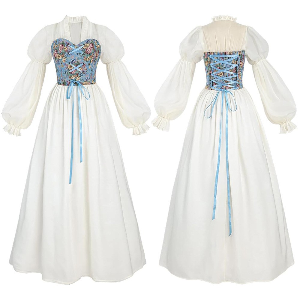 Renaissance Style Corset Waist - Medieval Renaissance Dress Women 评论和价格