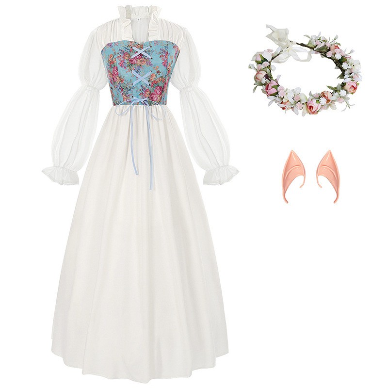 Renaissance Style Corset Waist - Medieval Renaissance Dress Women 评论和价格