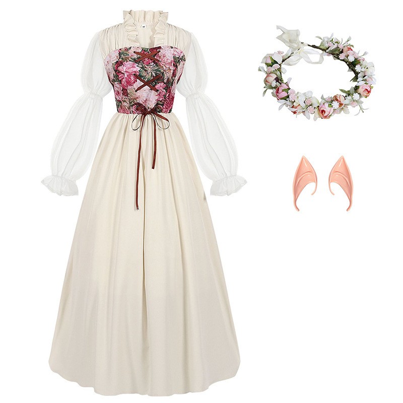 Renaissance Style Corset Waist - Medieval Renaissance Dress Women 评论和价格