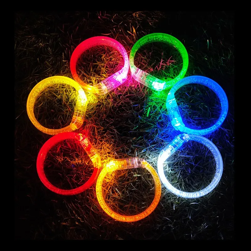5/8/10pcs LED Glow Bangle Brac - Glow In The Dark Party Glasses 评论和价格