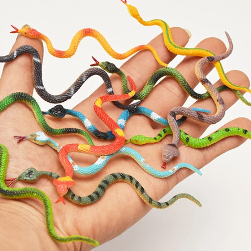 12Pcs High Simulation Toy Plas - Prank Toys 评论和价格