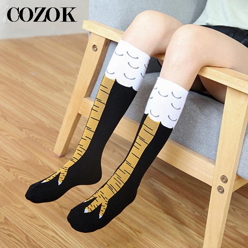 High Quality Womens Crazy Funn - Funny Chicken Leg Socks 评论和价格