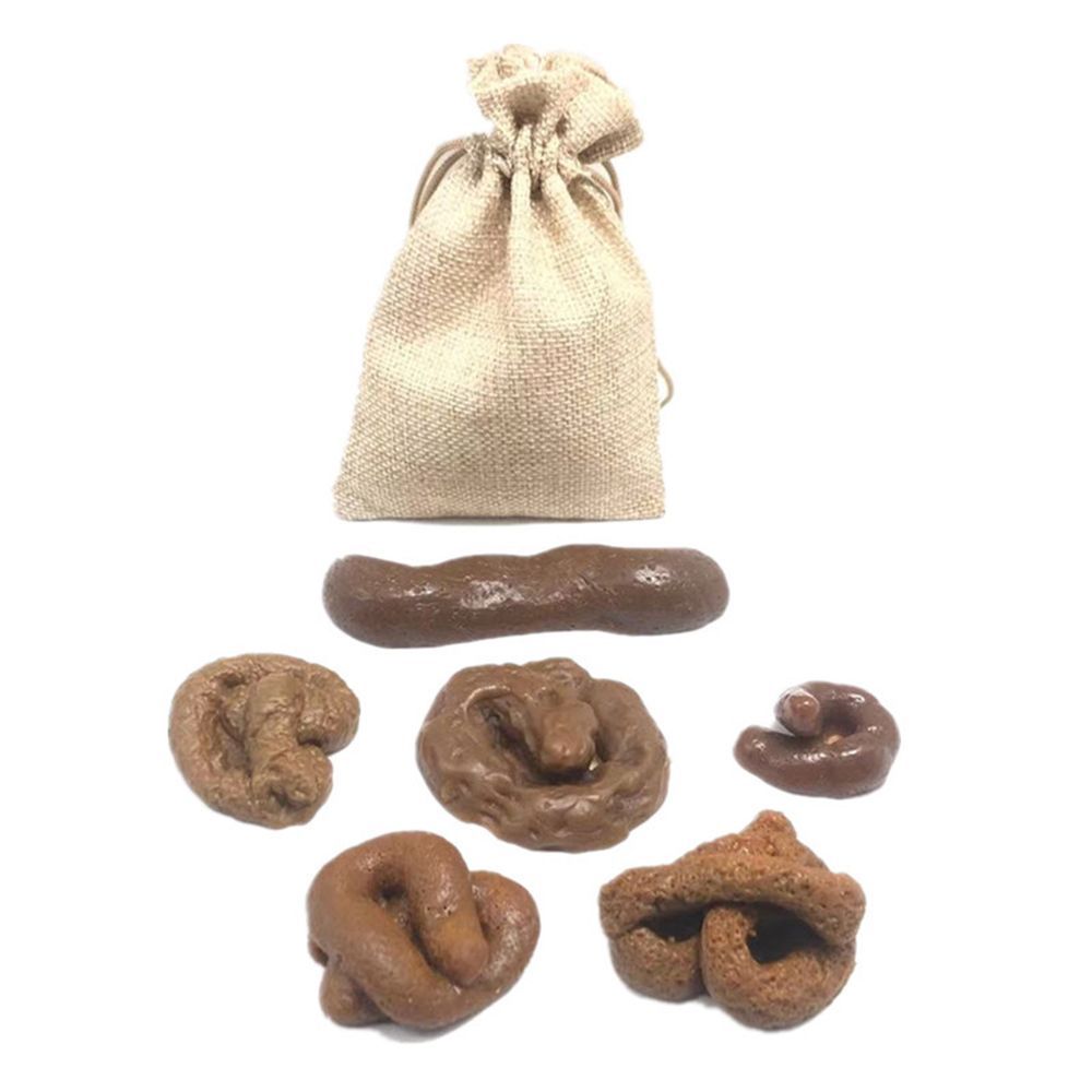 6Pcs Set April Fool's Day Fake - Fake Poop Gag Gift 评论和价格